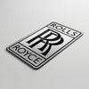 Rolls-Royce Luxury Logo Floor Mat (3 mm Thick) | Premium Rolls-Royce Cut-Out Flat Rug for Bedroom, Office, Garage & Supercar Decor