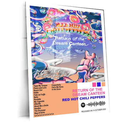 Red Hot Chili Peppers – Complete Album Collection | Set of 11 | Set of 8 | Set of 4 | Premium Metal Poster - TURTLEWINGS