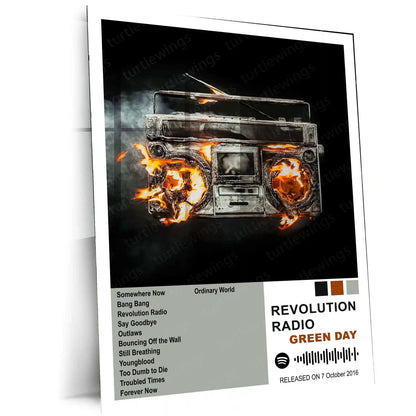Green Day – Complete Album Collection | Set of 11 | Set of 8 | Set of 4 | Premium Metal Poster - TURTLEWINGS