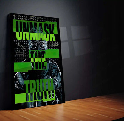Riddler – Gotham’s Enigma Metal Poster | DC Comics Villain Wall Frame - TURTLEWINGS