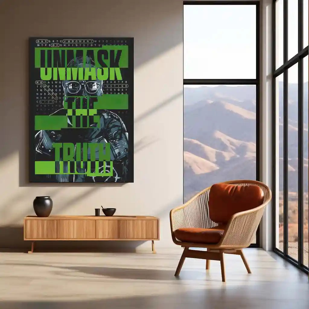 Riddler – Gotham’s Enigma Metal Poster | DC Comics Villain Wall Frame - TURTLEWINGS