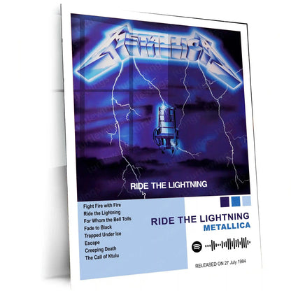 Metallica Complete Collection | Set of 11 | Set of 8 | Set of 4 | Album Posters Metal Frames Heavy Riffs. Legendary Albums. Thrash Metal History on Your Walls. - TURTLEWINGS