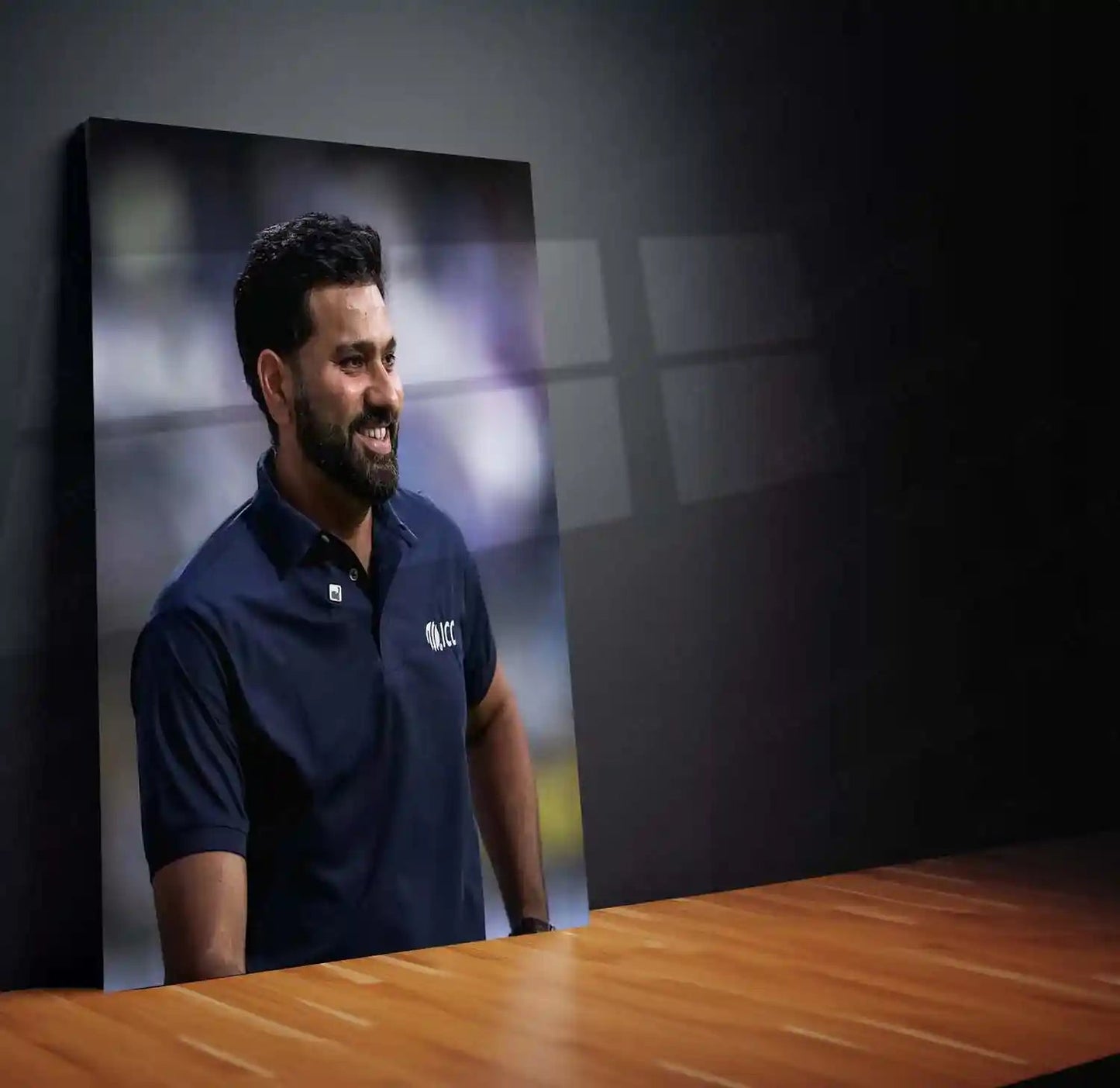 Cricket Metal Frame | Rohit Sharma – Hitman Cricket Wall Art | Team India - TURTLEWINGS