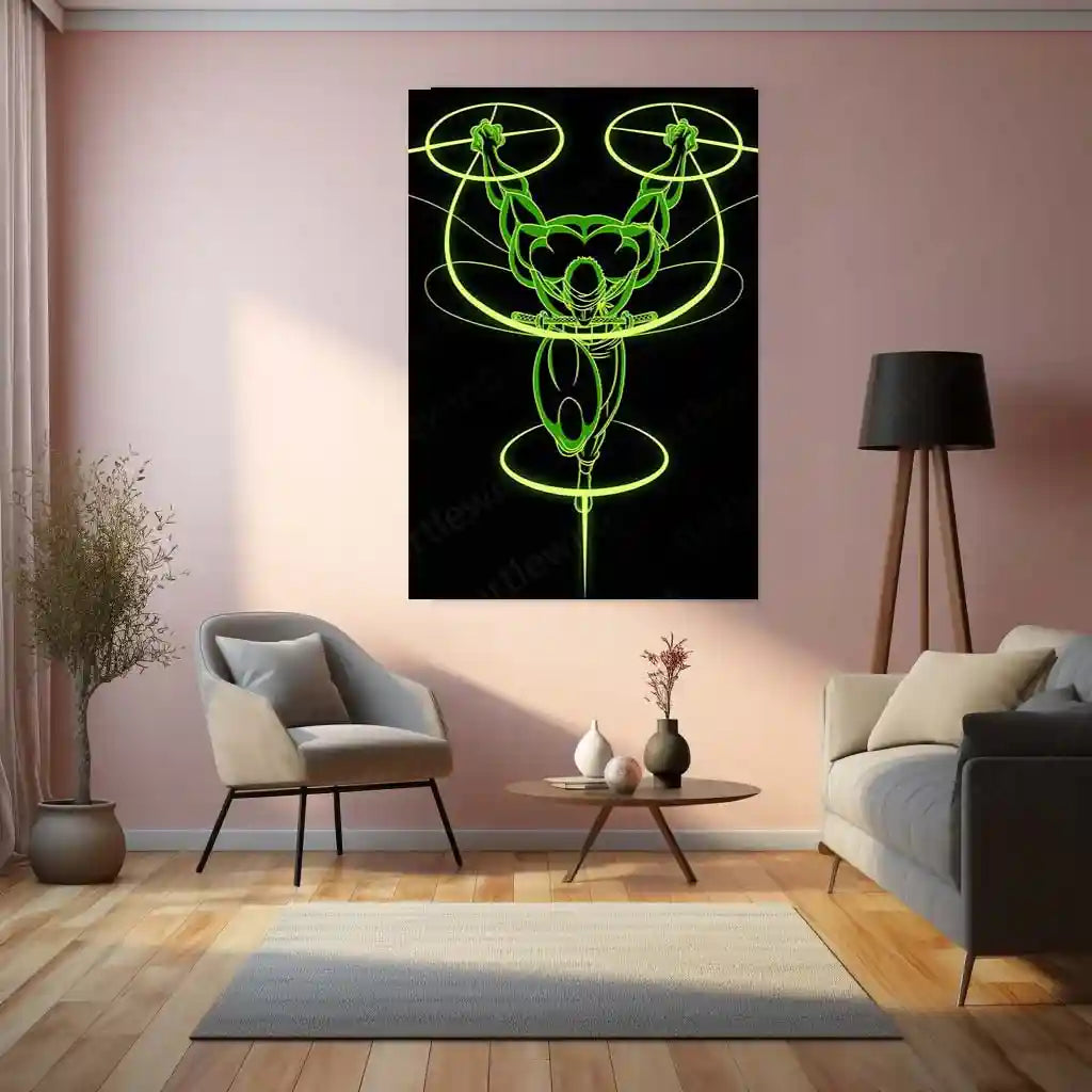 Anime Metal Poster | Roronoa Zoro Metal Poster | One Piece Swordsman Wall Frame | Anime Collector Art 01 - TURTLEWINGS