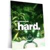 Quote Metal Poster | Roronoa Zoro – It’s Supposed to Be Hard | Elite Discipline Metal Poster