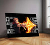Anime Metal Frame | Ryomen Sukuna Flame Burst | Dark Sorcerer Anime Metal Frame