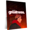 Anime Metal Poster | Ryomen Sukuna "Built for Greatness" Metal Print | Dark Anime Motivation Wall Art | Premium Jujutsu-Inspired Poster