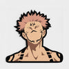 Ryomen Sukuna Cursed King Pose Floor Mat (3 mm Thick) | Jujutsu Kaisen Anime Cut-Out Flat Rug for Bedroom, Gaming Room & Otaku Home Decor