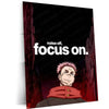 Anime Metal Poster | Noise Off, Focus On Sukuna Metal Poster | Motivational Anime Wall Art | Premium Aluminum Print