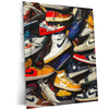 Abstract Metal Poster | Nike Sneaker Art Metal Poster – Bold & Stylish Decor 05