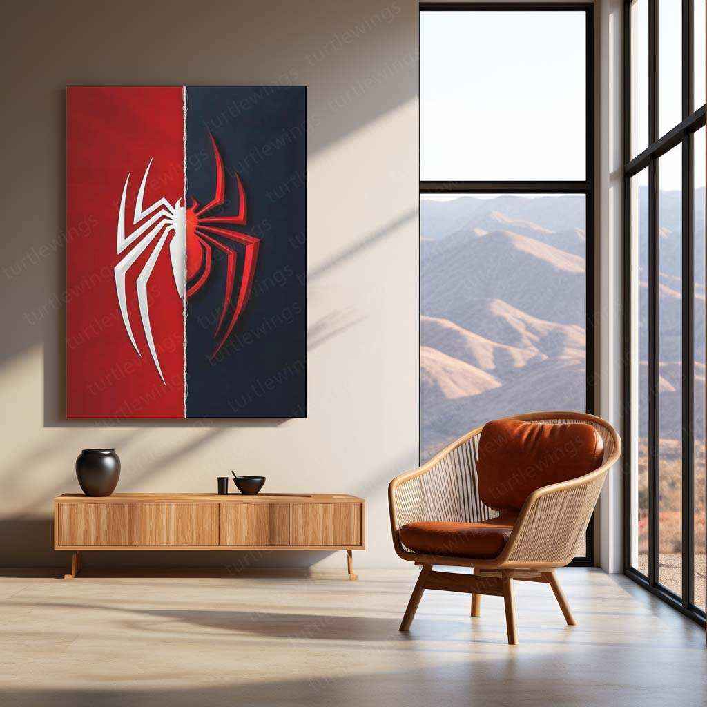 Spider-Man Metal Poster – Iconic Superhero Wall Art | Marvel Fan Decor - TURTLEWINGS