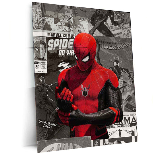 Spider-Man Metal Poster – Iconic Superhero Wall Art | Marvel Fan Decor 2 - TURTLEWINGS