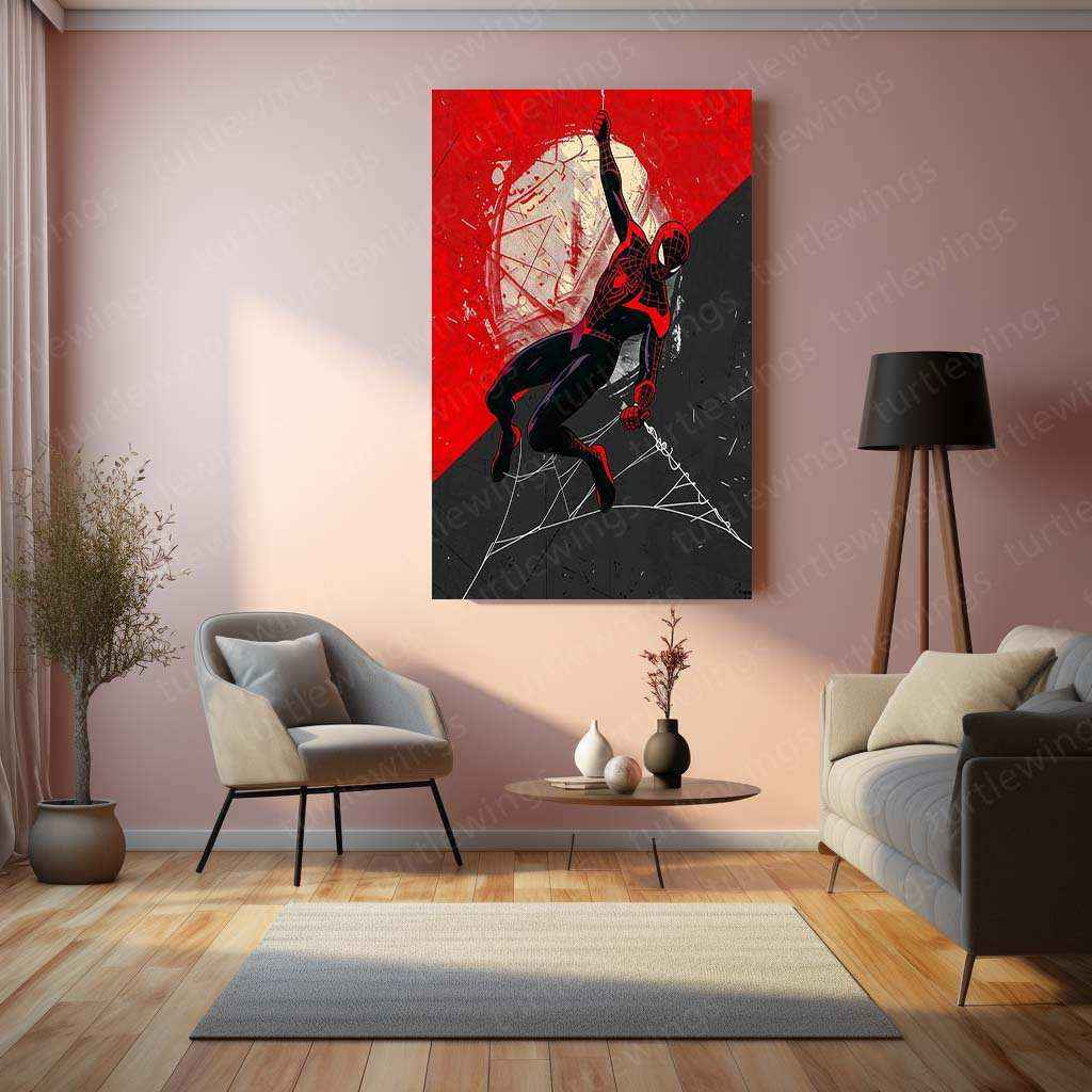 Spider-Man Metal Poster – Iconic Superhero Wall Art | Marvel Fan Decor 3 - TURTLEWINGS
