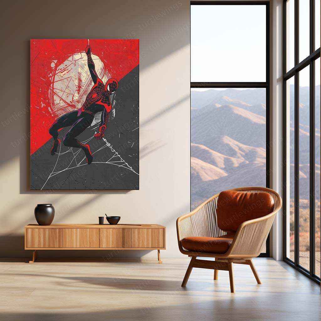 Spider-Man Metal Poster – Iconic Superhero Wall Art | Marvel Fan Decor 3 - TURTLEWINGS