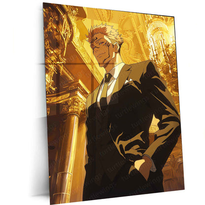 Sukuna Suit Metal Poster – Jujutsu Kaisen Villain Wall Art | Anime 2 - TURTLEWINGS