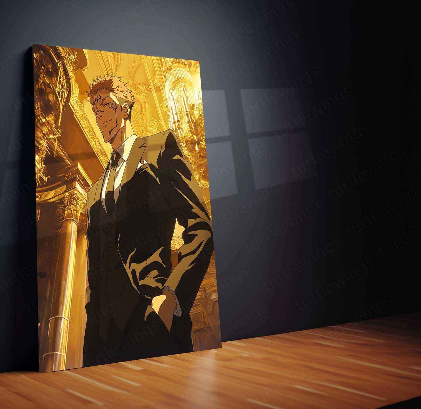 Sukuna Suit Metal Poster – Jujutsu Kaisen Villain Wall Art | Anime 2 - TURTLEWINGS
