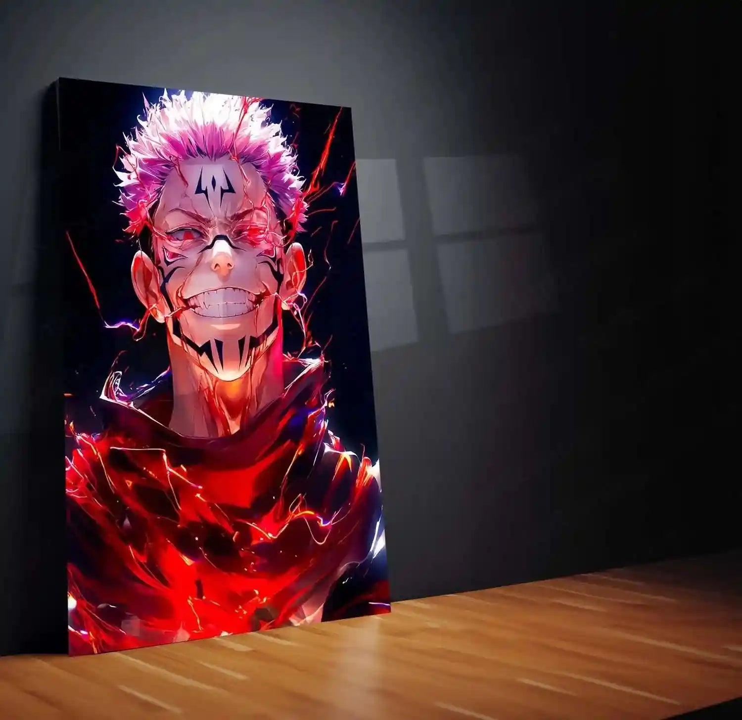 Anime Metal Poster | Sukuna – Jujutsu Kaisen Metal Poster 01 - TURTLEWINGS