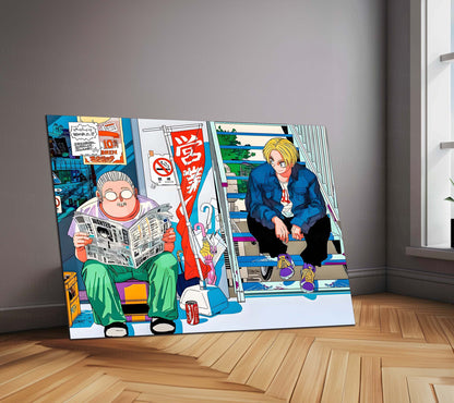 Anime Metal Poster | Sakamoto Days – Quiet Assassin Moments Metal Frame