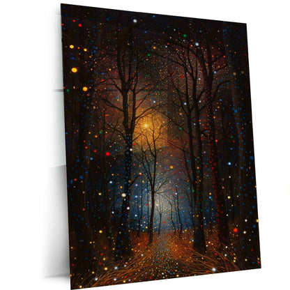 Abstract Art Metal Poster | Modern Wall Decor | Aesthetic & Contemporary Artwork 1 - TURTLEWINGS