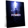 Anime Metal Poster | Satoru Gojo – Turn Pain Into Power | Jujutsu Kaisen Motivational Metal Frame | Dark Anime Strength Wall Art by TurtleWings