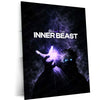 Anime Metal Poster | Satoru Gojo – Unleash Your Inner Beast | Jujutsu Kaisen Motivational Metal Frame | Powerful Anime Wall Art by TurtleWings