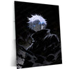 Satoru Gojo Infinite Void Metal Poster | Dark Anime Wall Art | Jujutsu Kaisen Inspired