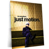 Anime Metal Poster | No Emotion, Just Motion Gojo Metal Poster | Motivational Jujutsu Kaisen Wall Art | Premium Aluminum Print