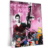 Quote Metal Poster | Scarface – “The World Is Yours” Quote Metal Frame Wall Art | Street Pop Collage Poster | Premium Aesthetic Decor