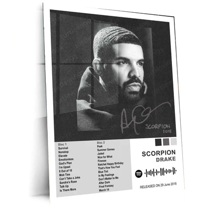 Drake Complete Collection | Set of 11 | Set of 8 | Set of 4 | Album Posters Metal Frames Global Hits. Moody Aesthetics. Hip-Hop Royalty on Your Walls. - TURTLEWINGS