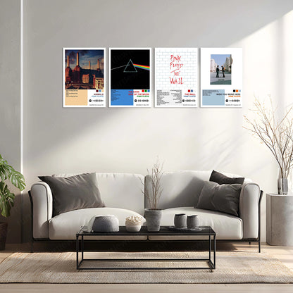 Pink Floyd Complete Collection | Set of 11 | Set of 8 | Set of 4 | Album Posters Metal Frames Psychedelic Soundscapes. Progressive Masterpieces. Timeless Visual Art. - TURTLEWINGS