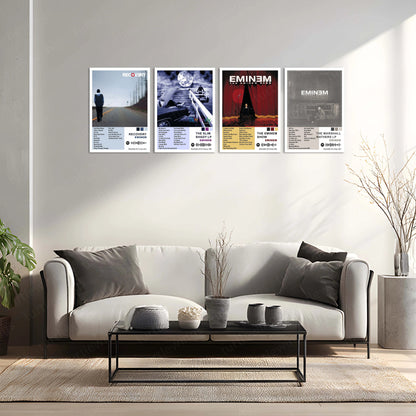 Eminem – Complete Album Collection | Set of 11 | Set of 8 | Set of 4 | Premium Metal Poster - TURTLEWINGS