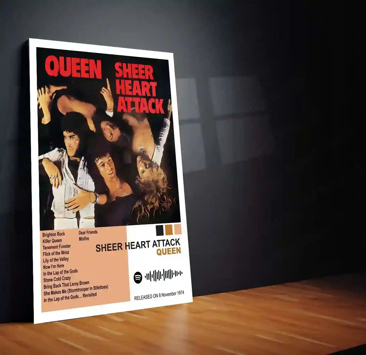 Queen Complete Collection | Set of 11 | Set of 8 | Set of 4 | Album Posters Metal Frames Rock Royalty. Stadium Anthems. Timeless Legends. - TURTLEWINGS