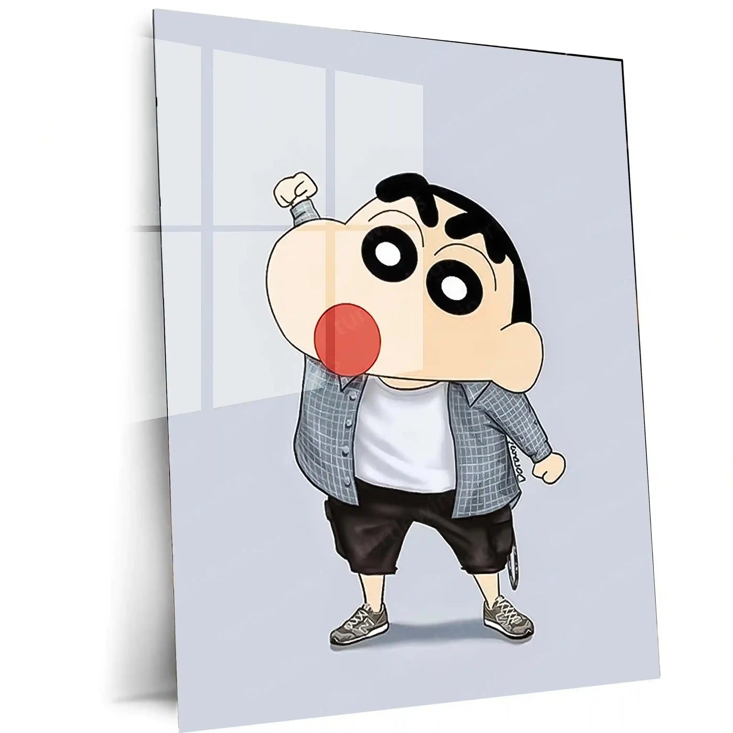 Anime Metal Poster | Shinchan Metal Poster – Fun & Quirky Anime Wall Art 04 - TURTLEWINGS