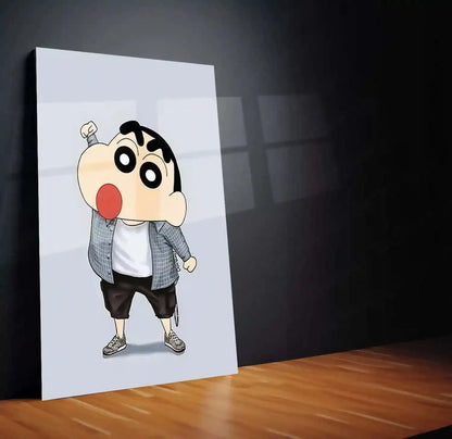 Anime Metal Poster | Shinchan Metal Poster – Fun & Quirky Anime Wall Art 04 - TURTLEWINGS
