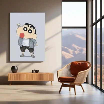 Anime Metal Poster | Shinchan Metal Poster – Fun & Quirky Anime Wall Art 04 - TURTLEWINGS