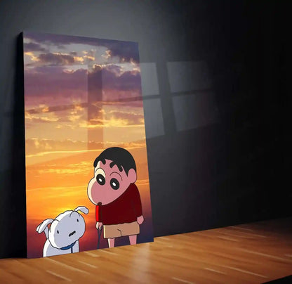Anime Metal Poster | Shinchan Metal Poster – Fun & Quirky Anime Wall Art 01 - TURTLEWINGS