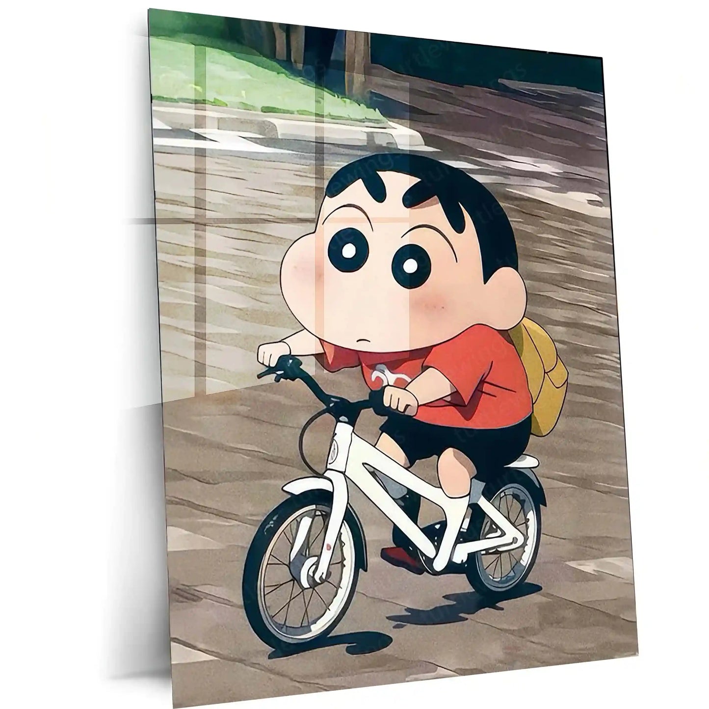 Anime Metal Poster | Shinchan Metal Poster – Fun & Quirky Anime Wall Art - TURTLEWINGS
