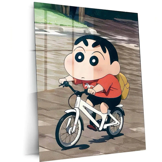 Anime Metal Poster | Shinchan Metal Poster – Fun & Quirky Anime Wall Art - TURTLEWINGS