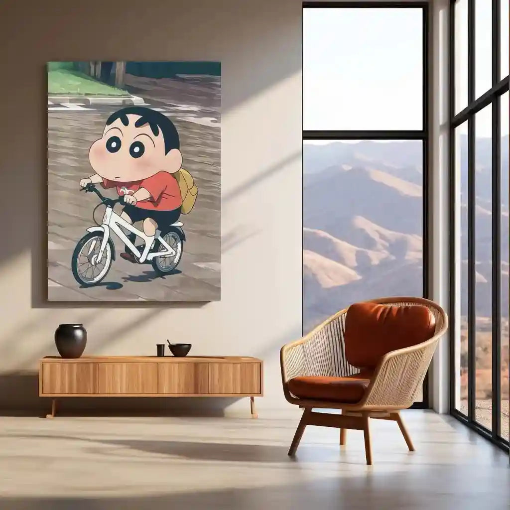 Anime Metal Poster | Shinchan Metal Poster – Fun & Quirky Anime Wall Art - TURTLEWINGS