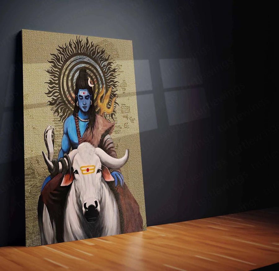 Lord Shiva Metal Poster – Divine Lord of Destruction | Spiritual Hindu Wall Art 2