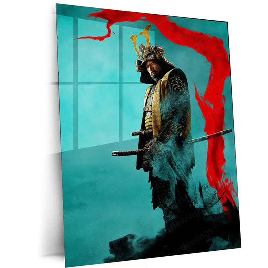 Shōgun – Samurai Legacy Metal Poster | Epic Historical Wall Frame - TURTLEWINGS