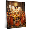 Spiritual Metal Poster | Shri Navnath | Divine Nath Tradition Spiritual Wall Art |Guru Parampara Metal Poster 01