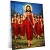Spiritual Metal Poster | Shri Navnath Darshan | Divine Guru Spiritual Wall Art | Nath Sampradaya Metal Poster