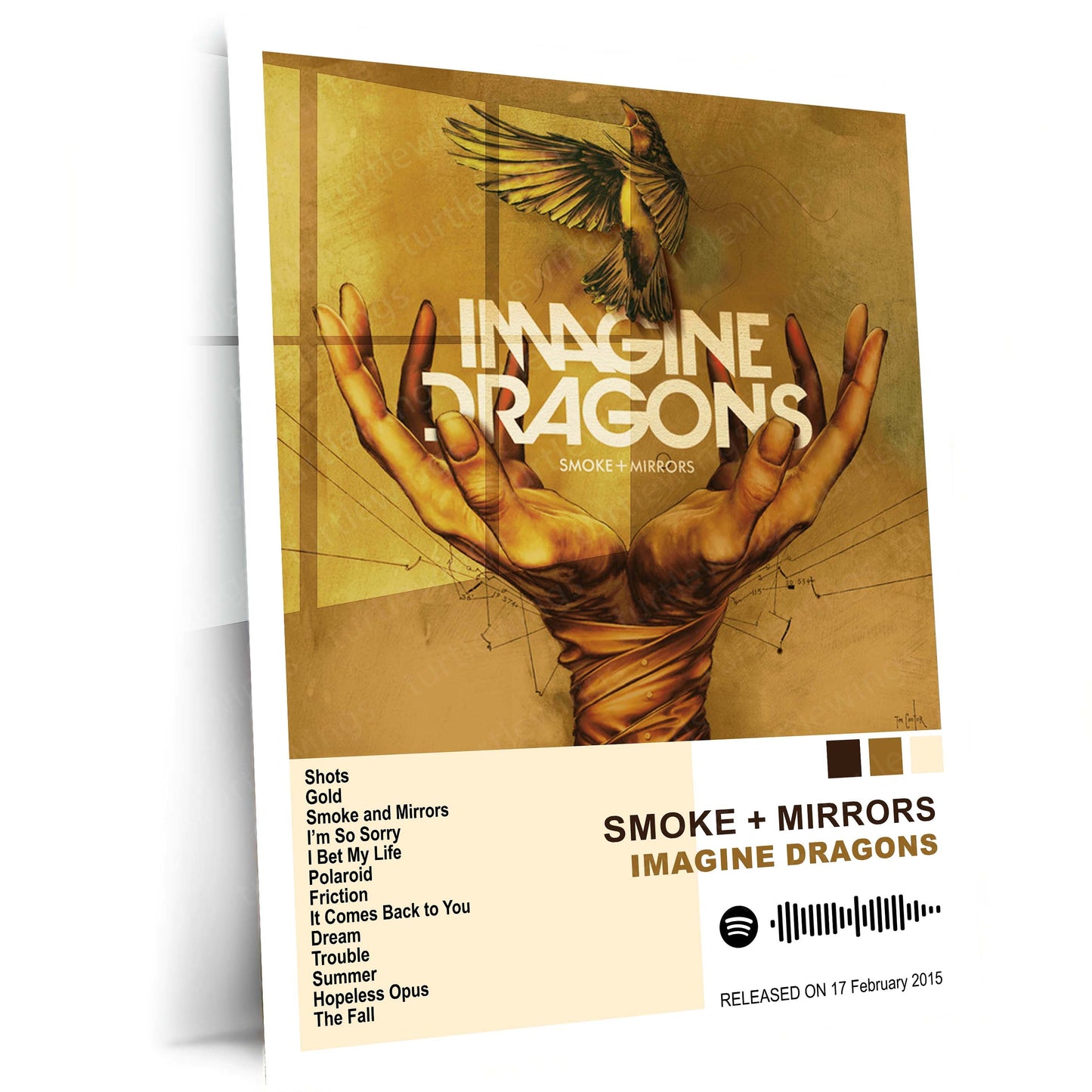 Imagine Dragons – Complete Album Collection | Set of 10 | Set of 8 | Set of 4 | Premium Metal Poster Set