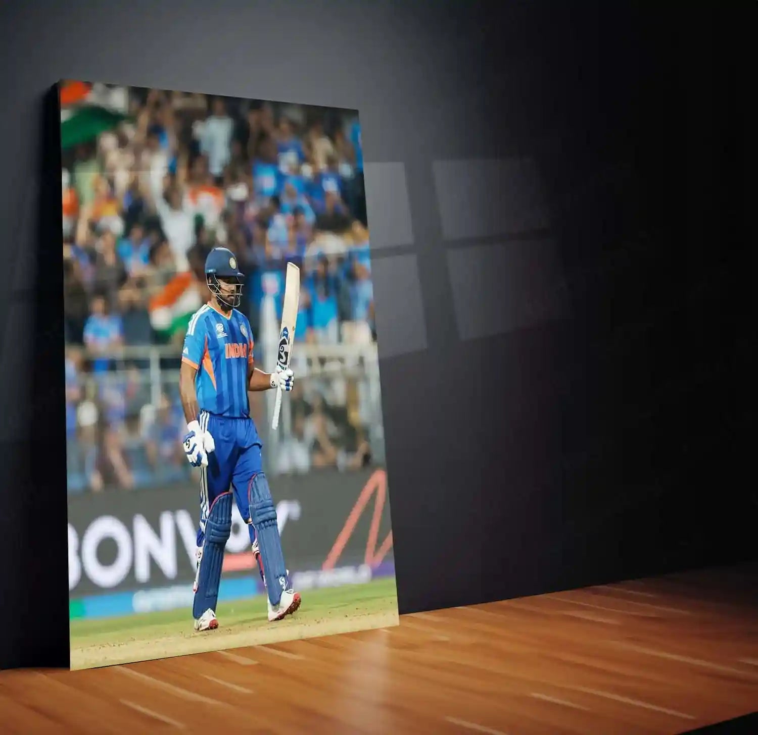 Cricket Metal Poster | Sanju Samson | ICC Men's T20 World Cup, 2026 | Indian Cricket Star Metal Frame | Cricket Wall Art 03 - TURTLEWINGS 