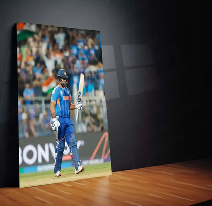 Cricket Metal Poster | Sanju Samson | ICC Men's T20 World Cup, 2026 | Indian Cricket Star Metal Frame | Cricket Wall Art 03 - TURTLEWINGS 