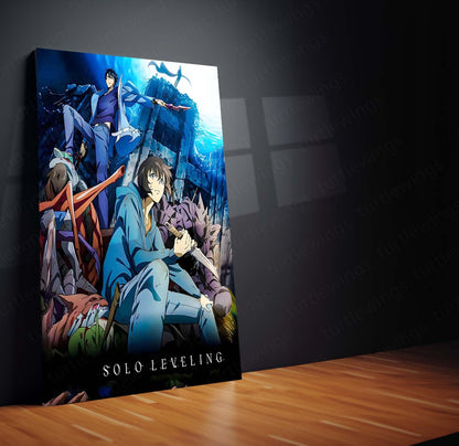 Anime Metal Poster | Solo Leveling – Rise of the Hunter Metal Frame