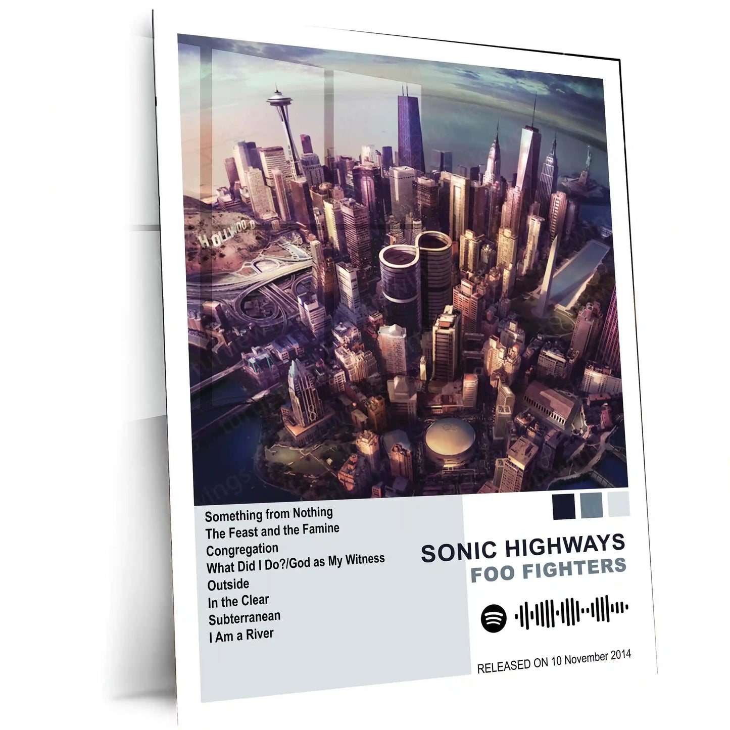 Foo Fighters – Complete Album Collection | Set of 11 | Set of 8 | Set of 4 | Premium Metal Poster - TURTLEWINGS
