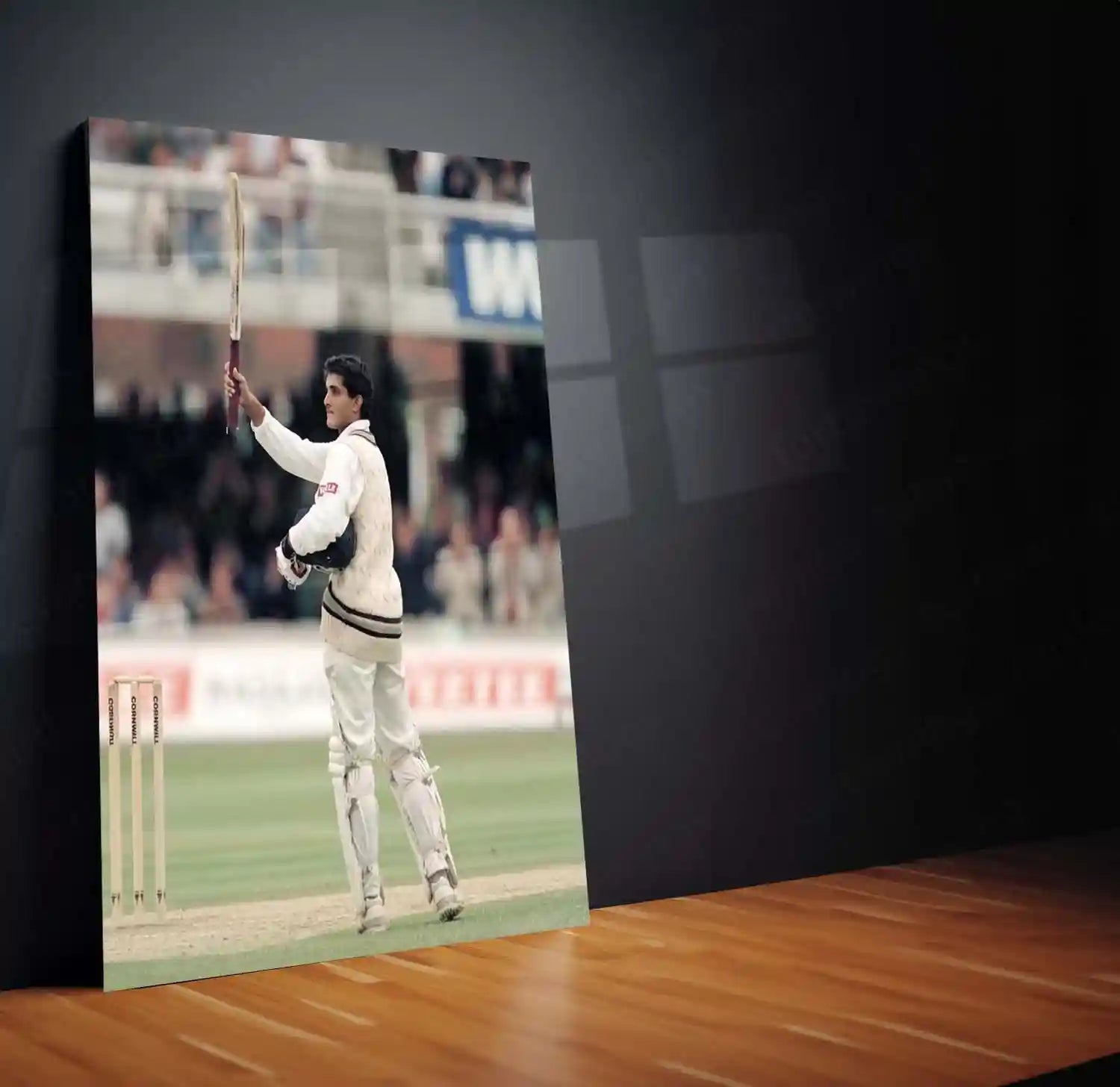 Cricket Metal Poster | Sourav Ganguly Metal Poster | Prince of Kolkata Cricket Legend Wall Art | Iconic Indian Captain Frame 02 - TURTLEWINGS