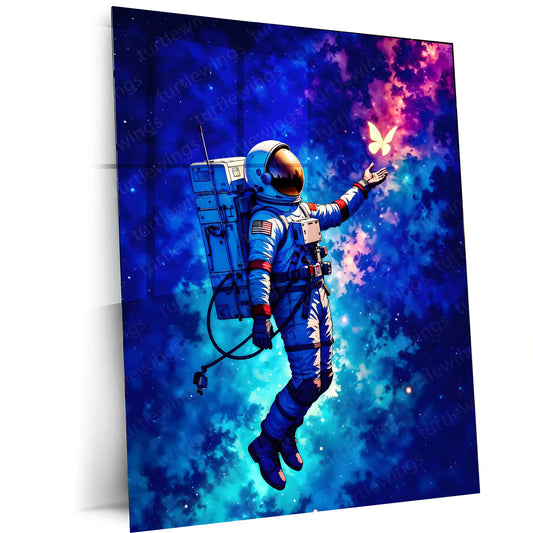 Space Butterfly – Astronaut’s Dream Metal Frame